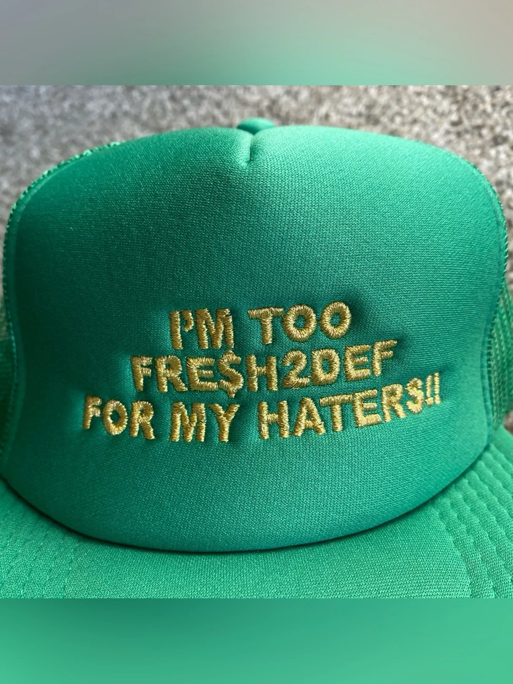 IAM FRE$H2DEF APPAREL Mesh SnapBack Trucker Hat